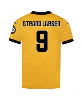Wolves Jorgen Strand Larsen #9 Maglia Gara Casa Repliche 2025-26 Maniche Corte